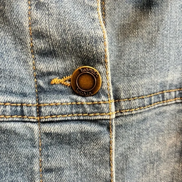 Woman Within Denim Jean Jacket Plus Size 32W XXXL Classic Preppy Teacher Comfort - Picture 11 of 13